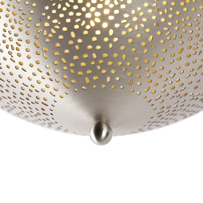 Top 10 🧨 QAZQA Orientalische Deckenleuchte Stahl - Sindbad 🤩 4 Top 10 🧨 QAZQA Orientalische Deckenleuchte Stahl - Sindbad 🤩 – Bild 4