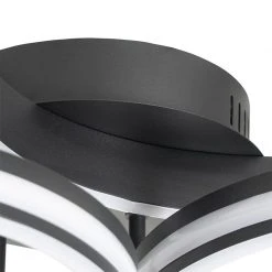 Auslauf 😉 QAZQA Deckenleuchte schwarz inkl. LED 3-Stufen dimmbar 3-Licht - Navara ⭐ -Deckenleuchten Verkaufs-Shop 7619 104003 3