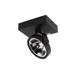 Brandneu 🤩 QAZQA Design Spot schwarz verstellbar 1-flammig inkl. LED - Go 🎁 -Deckenleuchten Verkaufs-Shop 7620 91010 12