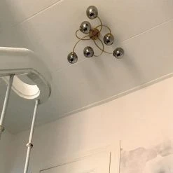 Neu 🥰 QAZQA Moderne Deckenleuchte Gold 6-Lichter mit Rauchglas - Athen 🤩 -Deckenleuchten Verkaufs-Shop 7634 103134 13