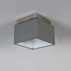 Billig 🔔 QAZQA Moderne Deckenleuchte grau - VT 1 😍 -Deckenleuchten Verkaufs-Shop 7635 93483 7