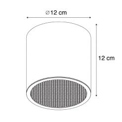 Beste Bewertungen von ⌛ QAZQA Design Spot schwarz - Impact Honey 🌟 -Deckenleuchten Verkaufs-Shop 7649 98852 3
