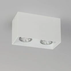 Bestpreis 🤩 QAZQA Designspot weiß - Qubo 2 😉 -Deckenleuchten Verkaufs-Shop 7663 90844 2