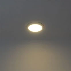 Schlussverkauf 🥰 QAZQA Deckenleuchte weiß 17 cm inkl. LED 3-stufig dimmbar IP44 - Steve ✨ -Deckenleuchten Verkaufs-Shop 7687 102733 12