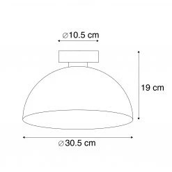 Billig 💯 QAZQA Industriedeckenlampe schwarz mit Gold 30 cm - Magna Basic ✨ 12 Billig 💯 QAZQA Industriedeckenlampe schwarz mit Gold 30 cm - Magna Basic ✨ -Deckenleuchten Verkaufs-Shop 7695 93570 4