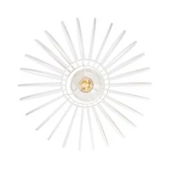 Rabatt ⭐ QAZQA Design plafondlamp wit 39 cm - Johanna 👍 -Deckenleuchten Verkaufs-Shop 7701 105576 7