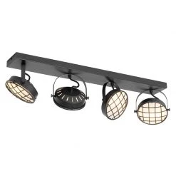 Beste Bewertungen von 🧨 QAZQA Vintage Spot schwarz länglich 4-flammig - Tamina 😍