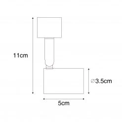 Großhandel 🛒 QAZQA 1 Fase railspot wit - Jeany 😀 -Deckenleuchten Verkaufs-Shop 7723 105564 3