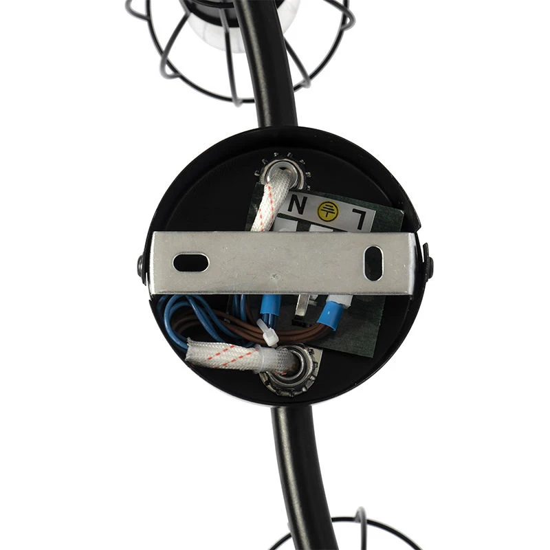 Budget 😀 QAZQA Moderne Deckenleuchte schwarz 162 cm 6-Lichter - Botu ❤️ 10 Budget 😀 QAZQA Moderne Deckenleuchte schwarz 162 cm 6-Lichter - Botu ❤️ – Bild 10