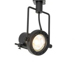 Bestpreis 😀 QAZQA Schienensystem mit 5 Spots 1-phasig schwarz - Sulux 🔥 -Deckenleuchten Verkaufs-Shop 7743 104855 5