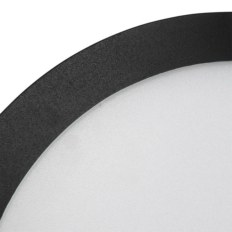 Blitzangebot 🥰 QAZQA Deckenleuchte schwarz 30 cm inkl. LED 3-stufig dimmbar IP44 - Steve 🎉 4 Blitzangebot 🥰 QAZQA Deckenleuchte schwarz 30 cm inkl. LED 3-stufig dimmbar IP44 - Steve 🎉 – Bild 4