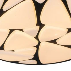 Beste Bewertungen von 🎁 QAZQA Moderne Deckenleuchte schwarz 39 cm inkl. LED und Dimmer - Marian ⭐ -Deckenleuchten Verkaufs-Shop 7770 103962 2