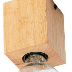 Aktion 🔥 QAZQA Land Spot Holz natürlich - Block 🥰 -Deckenleuchten Verkaufs-Shop 7778 103018 5