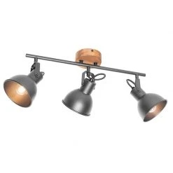 Bester Verkauf 👏 QAZQA Industrie-Spot schwarz mit Holz neigbar 3-Licht - Tommy 🥰 19 Bester Verkauf 👏 QAZQA Industrie-Spot schwarz mit Holz neigbar 3-Licht - Tommy 🥰 -Deckenleuchten Verkaufs-Shop 7779 105645 6