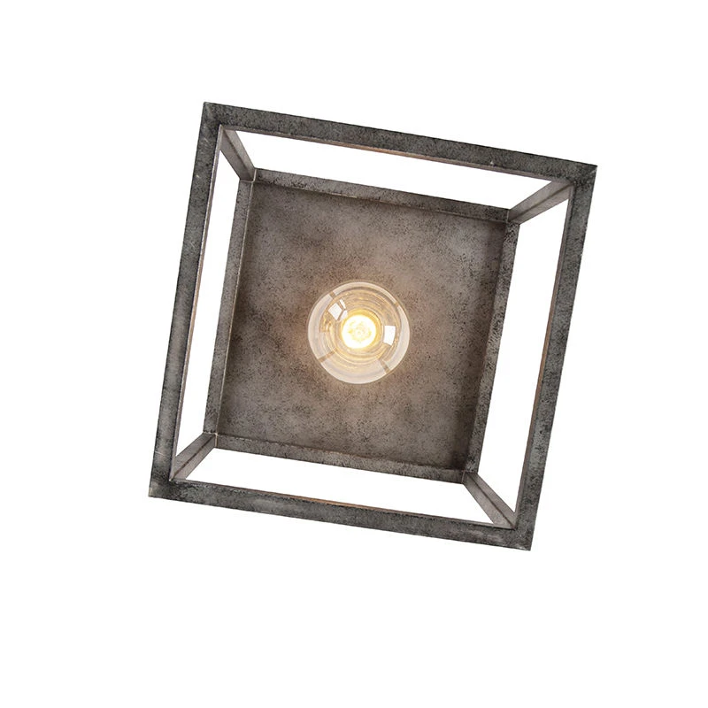 Rabatt 👏 QAZQA Moderne Deckenleuchte Antik Silber - Big Cage ✨ 8 Rabatt 👏 QAZQA Moderne Deckenleuchte Antik Silber - Big Cage ✨ – Bild 8