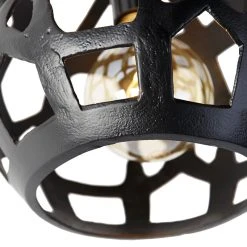 Beste Bewertungen von ✨ QAZQA Industrielle Deckenleuchte schwarz - Bobby 😉 -Deckenleuchten Verkaufs-Shop 7808 105072 4