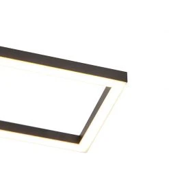 Angebote 👏 QAZQA Deckenleuchte schwarz 110 cm inkl. LED 3-Stufen dimmbar - Plazas Novo 😉 -Deckenleuchten Verkaufs-Shop 7812 102926 9