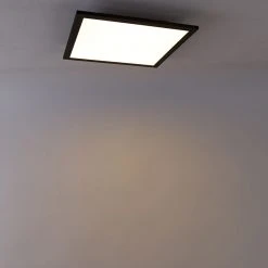 Billig ✨ QAZQA Deckenleuchte schwarz 40 cm inkl. LED mit Fernbedienung - Liv ❤️ -Deckenleuchten Verkaufs-Shop 7816 103463 11