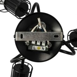 Rabatt 😍 QAZQA Moderne Deckenleuchte schwarz 40 cm rund 3-Licht - Botu 😉 -Deckenleuchten Verkaufs-Shop 7821 102386 6