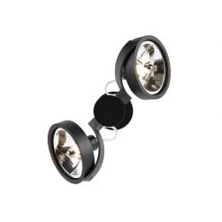 Aktion ⭐ QAZQA Design Spot verstellbar 2-Licht inkl. G9 schwarz - Goes 🧨 -Deckenleuchten Verkaufs-Shop 7842 98381 9