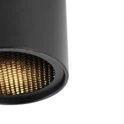 Brandneu 🔔 QAZQA Design-Spot schwarz - Tubo Honey 🎉 -Deckenleuchten Verkaufs-Shop 7897 98850 2