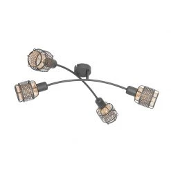 Rabatt 😀 QAZQA Design-Deckenleuchte Schwarz mit Gold 4-flammig - Noud 🤩 31 Rabatt 😀 QAZQA Design-Deckenleuchte Schwarz mit Gold 4-flammig - Noud 🤩 -Deckenleuchten Verkaufs-Shop 7934 105050 15