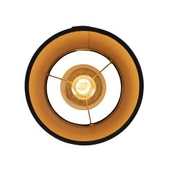 Rabatt ❤️ QAZQA Deckenleuchte mit Schirm schwarz/gold 20 cm - Combi schwarz 🧨 15 Rabatt ❤️ QAZQA Deckenleuchte mit Schirm schwarz/gold 20 cm - Combi schwarz 🧨 -Deckenleuchten Verkaufs-Shop 7955 98619 5