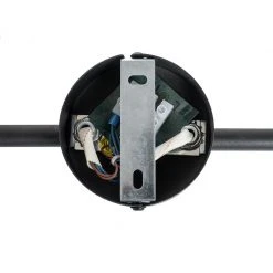 Besorgen 👏 QAZQA Industriedeckenfleck schwarz mit Beton 4-Licht - Pedra 🔔 -Deckenleuchten Verkaufs-Shop 7965 103169 10