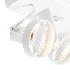 Beste Bewertungen von 😀 QAZQA Moderne spot wit 2-lichts - Master 50 ❤️ -Deckenleuchten Verkaufs-Shop 7988 105409 5