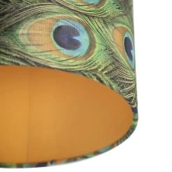 Budget 🎉 QAZQA Deckenleuchte mit Schirm Pfau/gold 25 cm - Combi schwarz 👏 12 Budget 🎉 QAZQA Deckenleuchte mit Schirm Pfau/gold 25 cm - Combi schwarz 👏 -Deckenleuchten Verkaufs-Shop 7992 98632 2