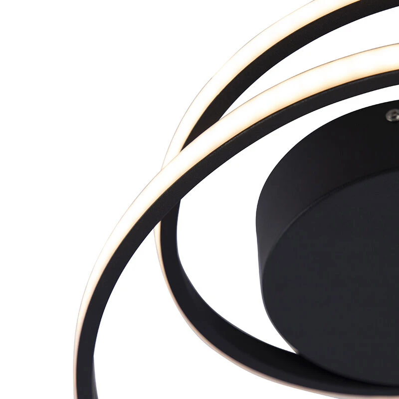 Bestpreis 😀 Trio Leuchten Design Deckenleuchte schwarz inkl. LED 3-stufig dimmbar - Krula 🎉 5 Bestpreis 😀 Trio Leuchten Design Deckenleuchte schwarz inkl. LED 3-stufig dimmbar - Krula 🎉 – Bild 5