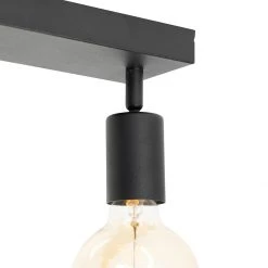 Am billigsten 🧨 QAZQA Moderne spot zwart rechthoekig 2-lichts - Facil 👏 -Deckenleuchten Verkaufs-Shop 8007 105777 5