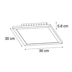 Schlussverkauf ✔️ Paul Neuhaus Deckenleuchte weiß 30 cm inkl. LED mit Fernbedienung - Orch 🧨 -Deckenleuchten Verkaufs-Shop 8010 102723 4