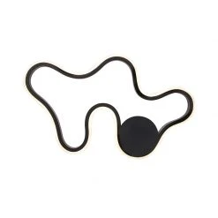 Am billigsten ⭐ QAZQA Moderne Wandleuchte schwarz inkl. LED - Plomp 🌟 -Deckenleuchten Verkaufs-Shop 8012 98407 9