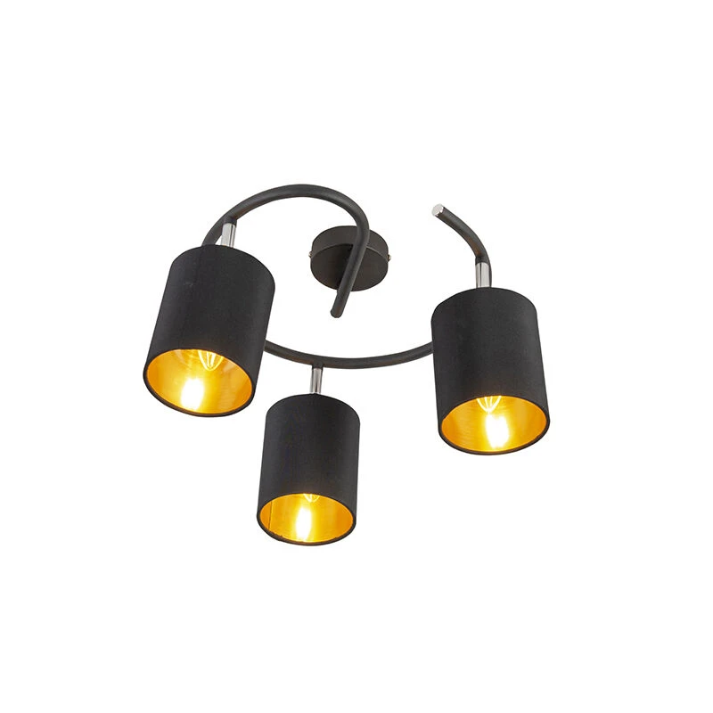 Schlussverkauf 💯 QAZQA Moderne Deckenleuchte schwarz - Lofty 🤩 6 Schlussverkauf 💯 QAZQA Moderne Deckenleuchte schwarz - Lofty 🤩 – Bild 6