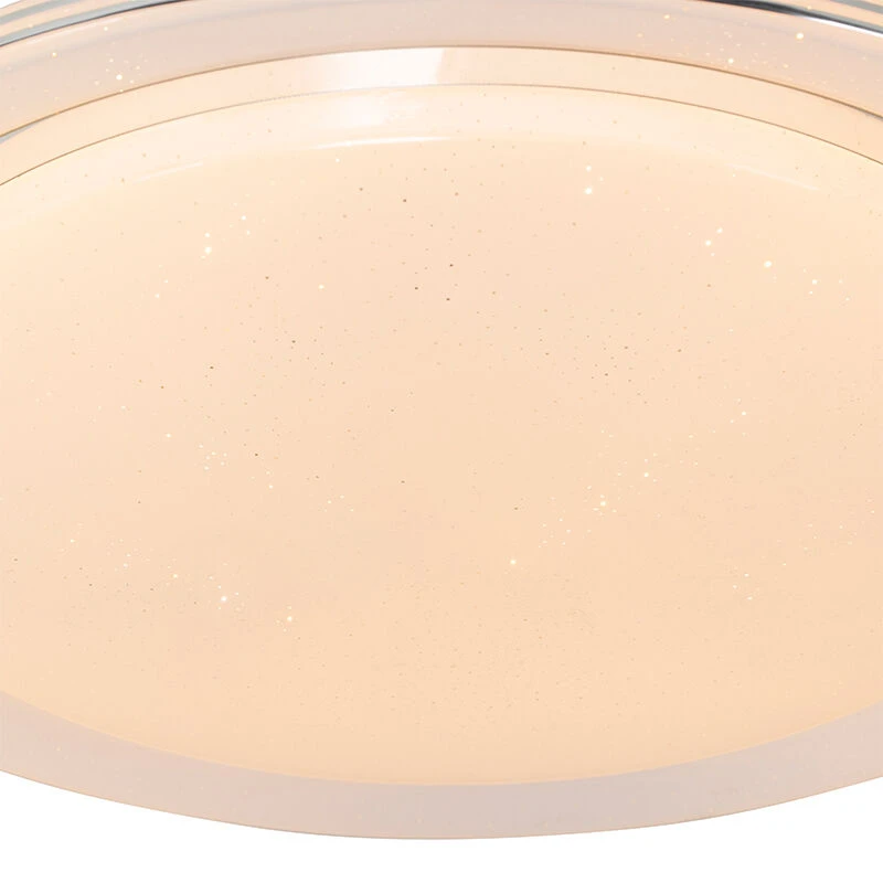 Bester Verkauf ❤️ QAZQA Smart Deckenleuchte weiß 48 cm inkl. LED und Dimmer RGB - Jochem 🎉 3 Bester Verkauf ❤️ QAZQA Smart Deckenleuchte weiß 48 cm inkl. LED und Dimmer RGB - Jochem 🎉 – Bild 3