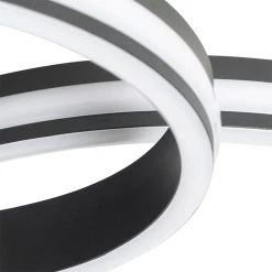 Beste Bewertungen von ✨ QAZQA Deckenleuchte schwarz inkl. LED 3-Stufen dimmbar 4-Licht - Navara 🥰 -Deckenleuchten Verkaufs-Shop 8051 104006 2