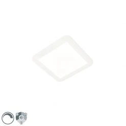 Beste Bewertungen von 😍 QAZQA Deckenleuchte weiß 22,5 cm inkl. LED 3-stufig dimmbar IP44 - Steve ⭐