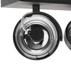 Coupon 🛒 QAZQA Designspot schwarz verstellbar 2-flammig - Go 🛒 -Deckenleuchten Verkaufs-Shop 8077 104791 9