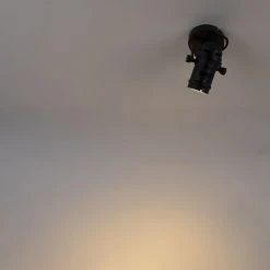 Auslauf 🔥 QAZQA Industriespot schwarz dreh- und schwenkbar ohne Schirm - Movie 😍 -Deckenleuchten Verkaufs-Shop 8083 96891 11