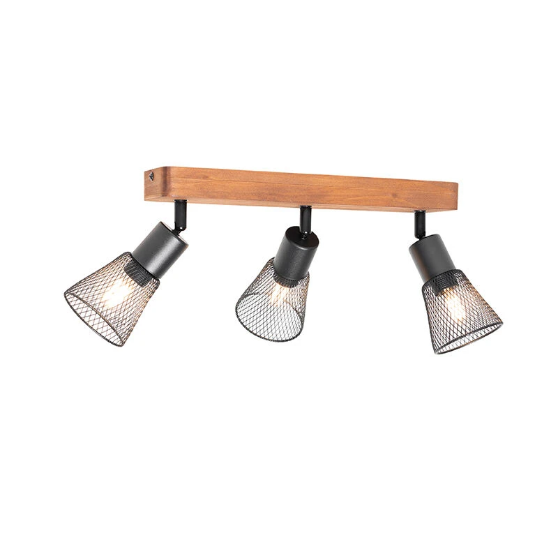 Beste Bewertungen von 😉 QAZQA Industriële spot zwart met hout 3-lichts - Kristina 🔥 8 Beste Bewertungen von 😉 QAZQA Industriële spot zwart met hout 3-lichts - Kristina 🔥 – Bild 8