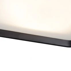Beste Bewertungen von 🔥 QAZQA Moderne Deckenleuchte schwarz 24,5 cm inkl LED - Edor 🎉 -Deckenleuchten Verkaufs-Shop 8100 104237 2