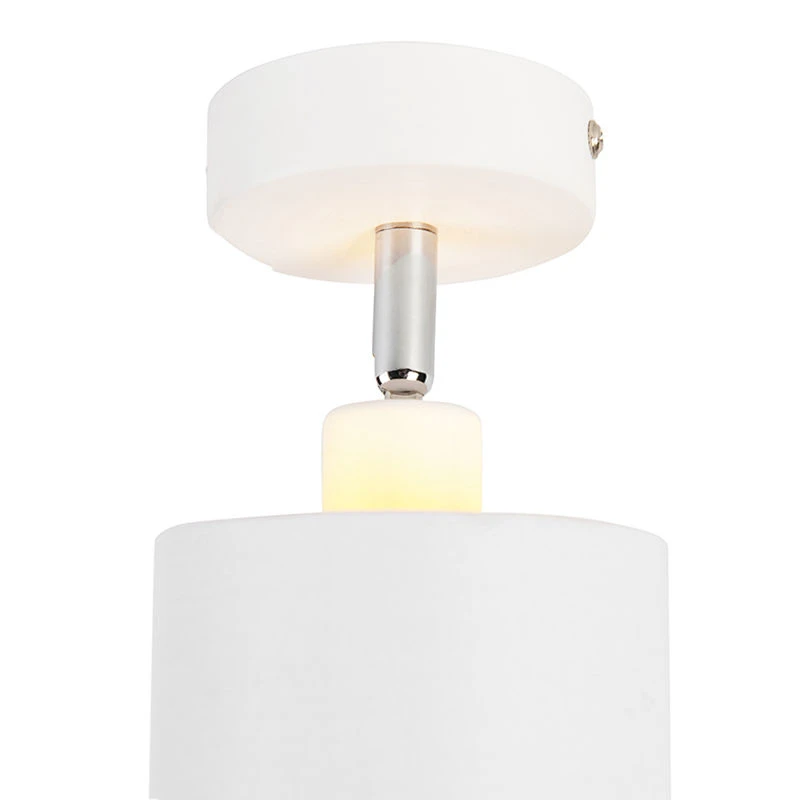 Blitzangebot ✨ QAZQA Moderne Deckenleuchte weiß verstellbar - Lofty 🎉 2 Blitzangebot ✨ QAZQA Moderne Deckenleuchte weiß verstellbar - Lofty 🎉 – Bild 2