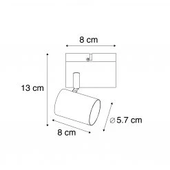 Am billigsten 👍 QAZQA Moderner Spot weiß verstellbar - Jeana 🛒 -Deckenleuchten Verkaufs-Shop 8105 103883 3