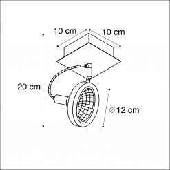 Schlussverkauf 🧨 QAZQA Design Spot weiß 1-flammig einstellbar - Nox 🛒 14 Schlussverkauf 🧨 QAZQA Design Spot weiß 1-flammig einstellbar - Nox 🛒 -Deckenleuchten Verkaufs-Shop 8109 89015 4