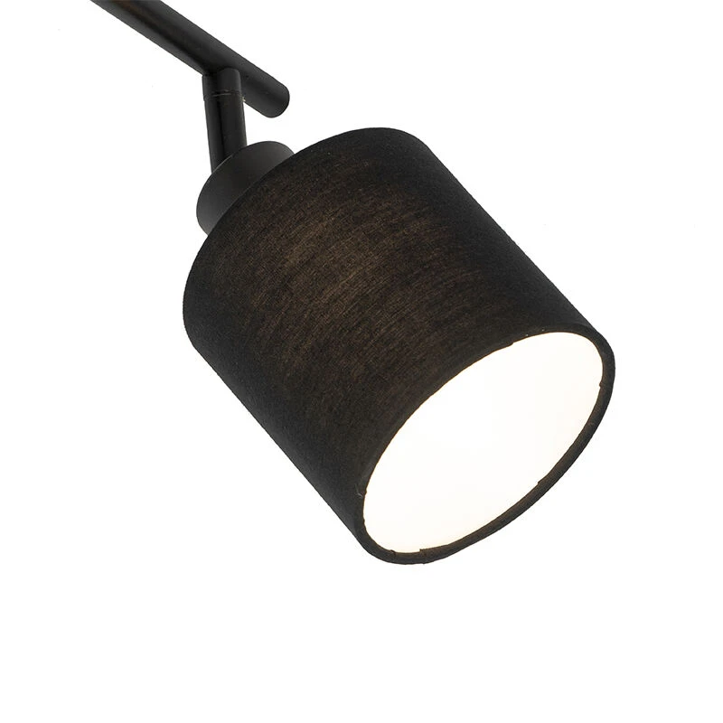 Aktion ✨ QAZQA Modernes Spotschwarz 6-Licht verstellbar - Hetta 👏 5 Aktion ✨ QAZQA Modernes Spotschwarz 6-Licht verstellbar - Hetta 👏 – Bild 5