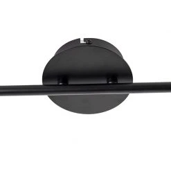 Coupon 🔔 QAZQA Moderner Spot schwarz 2-Flammig - Magno Vato 🔔 -Deckenleuchten Verkaufs-Shop 8119 99072 9