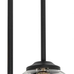 Am billigsten 💯 QAZQA Moderne Deckenleuchte schwarz 5-Licht mit Rauchglas - Athen 👏 -Deckenleuchten Verkaufs-Shop 8120 103128 5