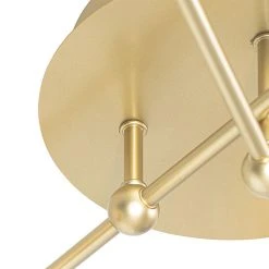 Schlussverkauf 😉 QAZQA Deckenleuchte gold inkl. LED 3-Stufen dimmbar 6 Lichter - Patrick 👏 -Deckenleuchten Verkaufs-Shop 8132 104517 6