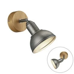 Rabatt 🧨 Trio Leuchten Industrielle Wandleuchte Stahl - Arti 🔥